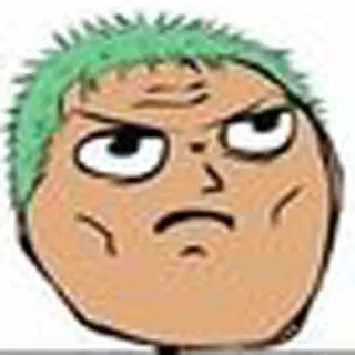😐 cartoon, angry, face, meme, illustration telegram sticker