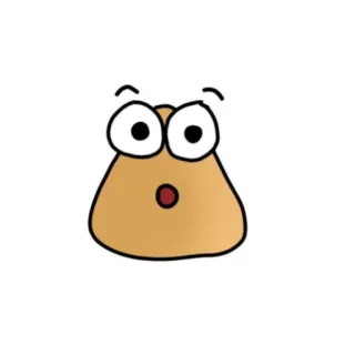 😯 Pou Pou, アプリゲーム, モバイルゲーム, ペット, デジタルペット telegram sticker