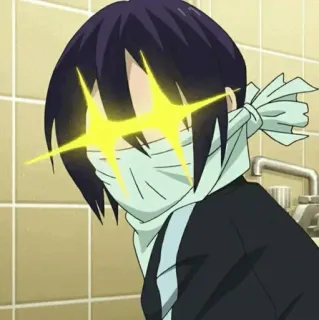 💎 Yato Noragami Anime, Manga, Gott, Yato, Noragami, Verband telegram sticker