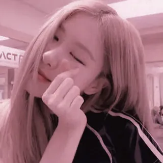 💓 женщина, девушка, портрет, лицо, человек, розовый whatsapp sticker