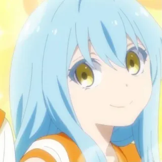 🥰 Rimuru Tempest That Time I Got Reincarnated as a Slime Anime, Slime, Rimuru, Tempest, Isekai, Réincarnation telegram sticker