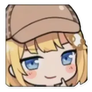😏 Amelia Watson vtuber, anime, cute, amelia, watson telegram sticker