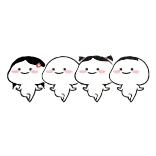 💃 милый, призрак, каваий, мультфильм, призраки telegram sticker