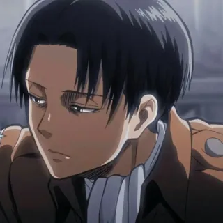 ⚔ Levi Ackerman Attack on Titan Anime, Mangá, Ataque dos Titãs, Levi, Ackerman whatsapp sticker