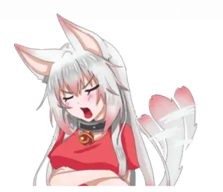 Lily – Tsundere Neko  whatsapp stickers