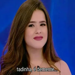 😈 tadinha, é demente... telegram sticker