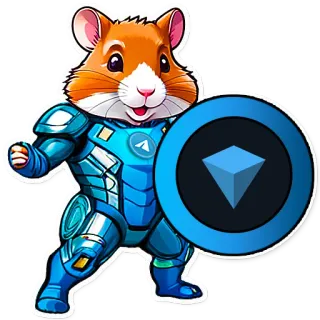 👛 criceto, animale, armatura, scudo, mascotte, cartone animato, carino telegram sticker