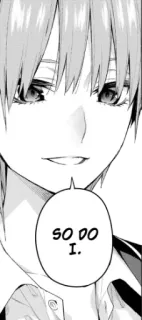 🙂 SO DO I. anime, manga, kutipan, hitam putih whatsapp sticker