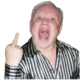 🖕 средний палец, оскорбительный, жест, грубый telegram sticker
