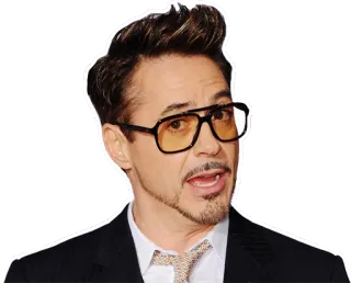 😯 Tony Stark iron man, marvel, avengers, robert downey jr, tony stark telegram sticker