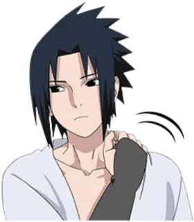 😒 Sasuke Naruto Аниме, Манга, Саске, Наруто, Учиха, Наклейка, Мультфильм telegram sticker