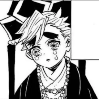 💖 Douma Demon Slayer Douma, Demon Slayer, manga, anime, crying telegram sticker