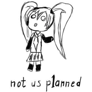 👌 not us planned アニメ, 漫画, イラスト, 可愛い, ドローイング, スケッチ telegram sticker