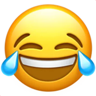 😂 웃음, 이모티콘, 행복, 기쁨, 눈물 telegram sticker