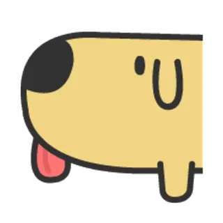 🐮 犬, 動物, 可愛い, 漫画, ペット telegram sticker