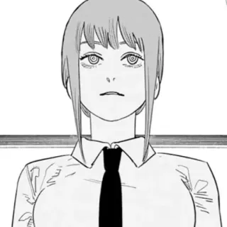🙂 Makima Chainsaw Man anime, manga, makima, chainsaw man telegram sticker