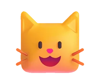 😺 kucing, hewan, lucu, kartun, stiker telegram sticker