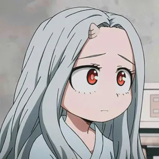 🌊 Eri My Hero Academia Anime, Manga, My Hero Academia, Eri, mignon, triste, Personnage telegram sticker