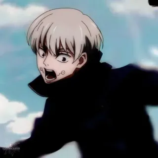 🍲 Toge Inumaki Jujutsu Kaisen Anime, Jujutsu Kaisen, Toge Inumaki, Naklejka telegram sticker