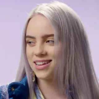 💧 Billie Eilish บิลลี ไอลิช, นักร้อง, เพลง, คนดัง telegram sticker