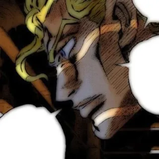 💣 Dio Brando JoJo's Bizarre Adventure Anime, Manga, Jojo, Dio, Villano telegram sticker