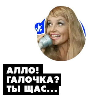 ☠️ АЛЛО! ГАЛОЧКА? ТЫ ЩАС... telegram sticker