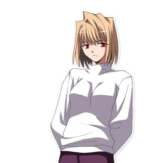 👀 Arcueid Brunestud Tsukihime Anime, Manga, Personaje, Videojuego, Novela visual telegram sticker