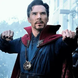 👊 Doctor Strange Doctor Strange, Marvel, Supereroe, Benedict Cumberbatch, Stregone, Mago, Mantello, Magia telegram sticker