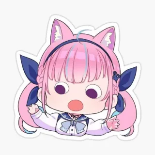 👾 Anime, Chibi, Stiker, Lucu, Manga, Kawaii, Kartun telegram sticker