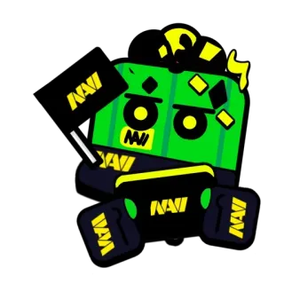 📱 NAVI esports, navi, team, gaming, sticker telegram sticker