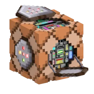 😍 Minecraft Minecraft, command block, video game, game, block telegram sticker