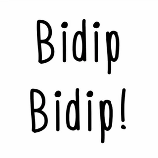 😆 Bidip Bidip! Wort, Text, Bidi, Bidip telegram sticker