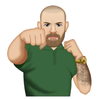 👊 Conor McGregor MMA, combattant, boxe, sport, champion, UFC telegram sticker