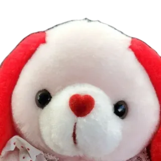 😯 toy, plush, animal, heart, cute, stuffed animal telegram sticker