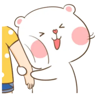 😊 beer, cartoon, schattig, liefde, knuffel, vriendschap telegram sticker