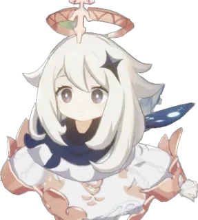 😳 Paimon Genshin Impact Paimon, Genshin Impact, Gra wideo, Anime, Postać telegram sticker