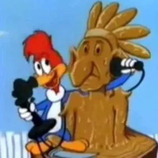 🤳 Woody Woodpecker 만화, 애니메이션, 우디 우드페커 telegram sticker
