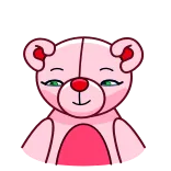 Nonromantic bear telegram stickers