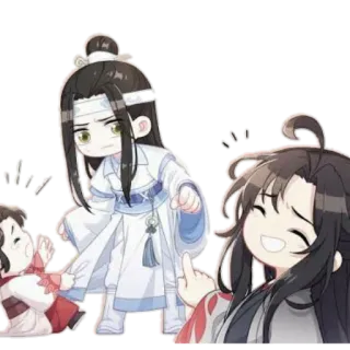 🏵 Anime, Cartoni animati, Dito medio, Offensivo, Carino telegram sticker