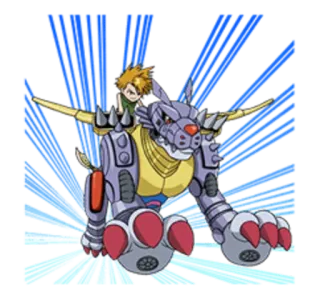 💨 Tai Kamiya Digimon 디지몬, 애니메이션, 만화, 캐릭터, 몬스터, 디지털, 판타지 telegram sticker