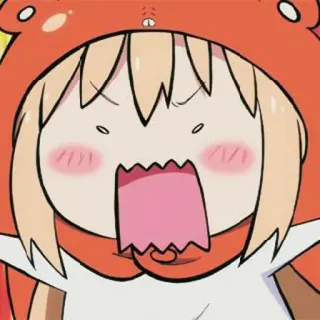 🧇 Anime, Cartone animato, Arrabbiato, Espressione, Carino, Personaggio dei cartoni animati telegram sticker