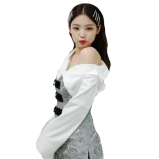 😙 Jennie K-pop, zangeres, Jennie, Blackpink, beroemdheid, vrouw, mode telegram sticker