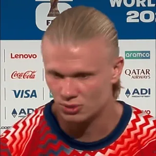 π Erling Haaland FIFA World Cup FIFA WORLD whatsapp sticker