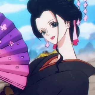 🥰 Komurasaki One Piece Anime, Geisha, Fan, Komurasaki, One Piece telegram sticker