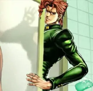 🧽 Noriaki Kakyoin JoJo's Bizarre Adventure Anime, Manga, Jojo's Bizarre Adventure, Kakyoin telegram sticker