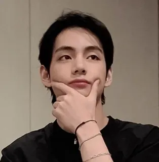🤔 Kim Taehyung K-pop, Música, Cantor, Taehyung, BTS, Idol whatsapp sticker
