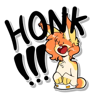 📢 HONK!!! telegram sticker
