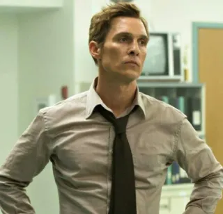 😒 Matthew McConaughey True Detective actor, detective, drama, tv, man telegram sticker