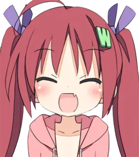 😁 anime, cute, girl, cartoon, character telegram sticker