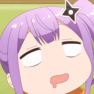 🫥 Anime, Manga, Słodkie, Wyraz, Śmieszne, Naklejka, Kawaii telegram sticker